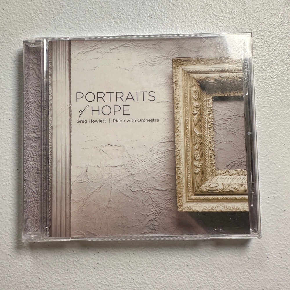 Greg Howlett Portraits of Hope CD 2009 Piano‎ with Orchestra Hymns Instrumental